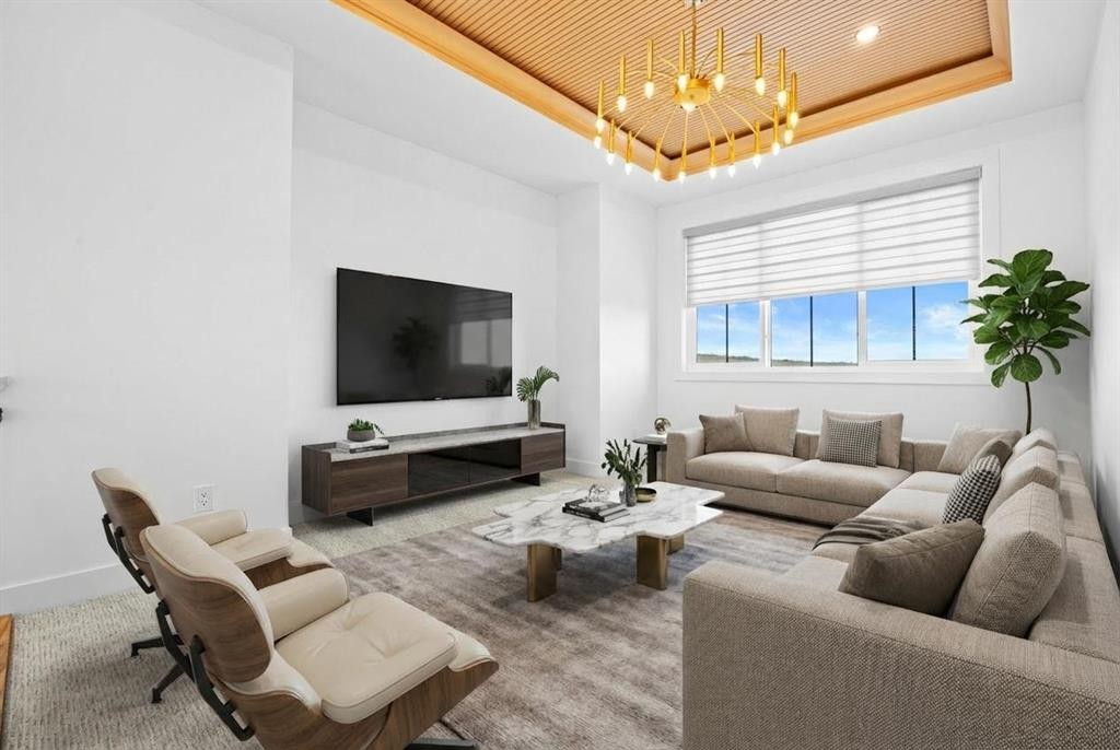 230 Royal Birch View Nw, Calgary, AB - Indoor Photo Showing Living Room