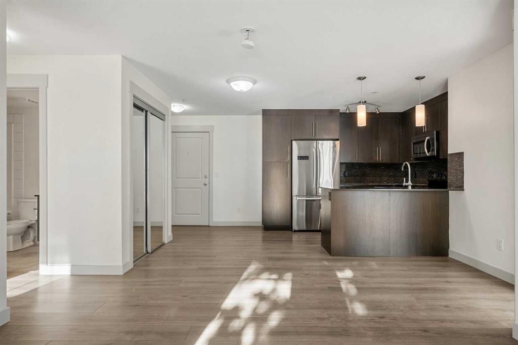3103-155 Skyview Ranch Way Ne, Calgary, AB - Indoor Photo Showing Kitchen