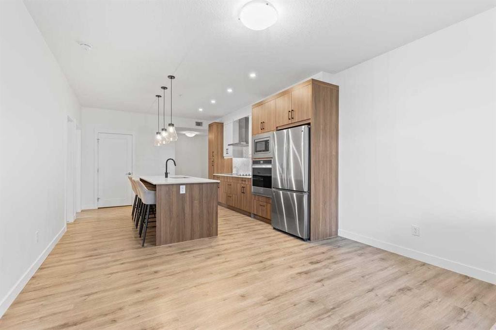 112-40 Walgrove Walk Se, Calgary, AB - Indoor Photo Showing Kitchen