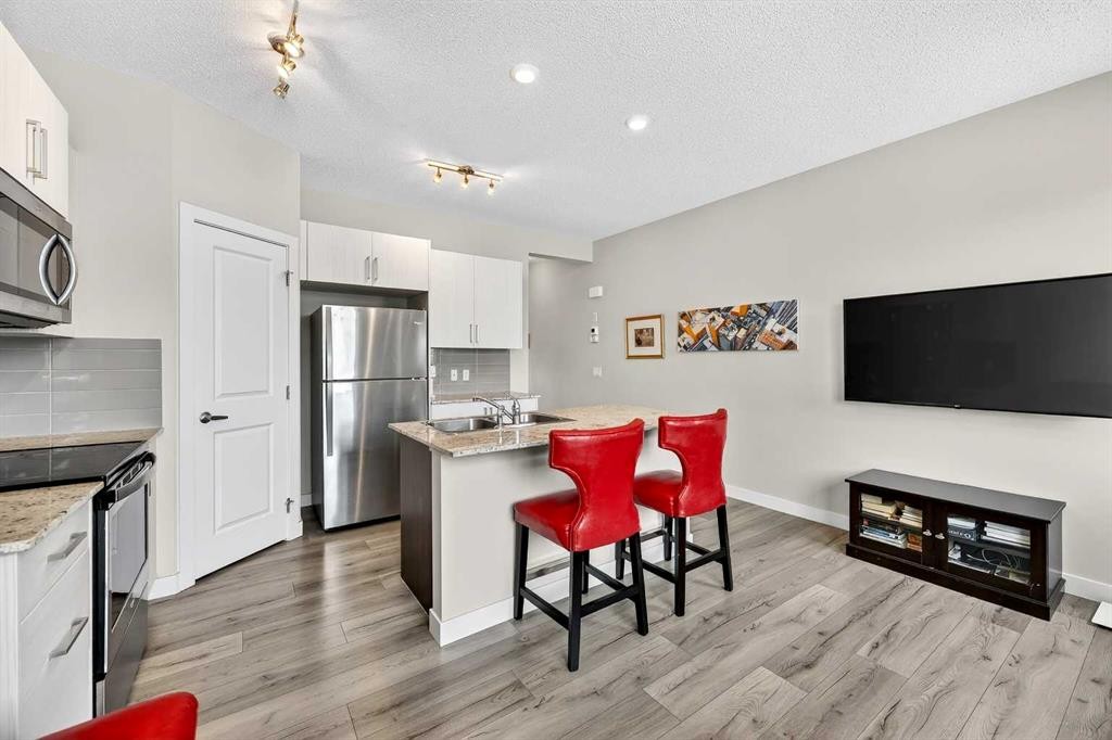 403 Sage Hill Grove Nw, Calgary, AB - Indoor Photo Showing Kitchen With Double Sink