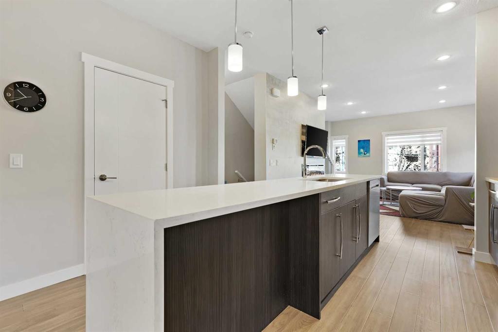 357 Sage Hill Circle Nw, Calgary, AB - Indoor Photo Showing Kitchen With Upgraded Kitchen