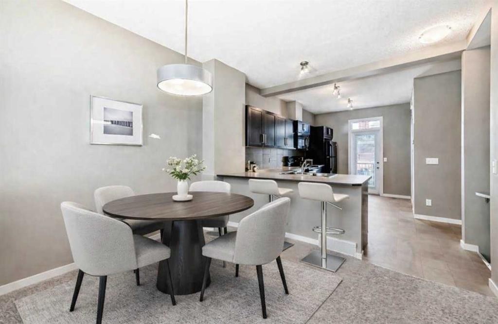 236 New Brighton Row Se, Calgary, AB - Indoor Photo Showing Dining Room
