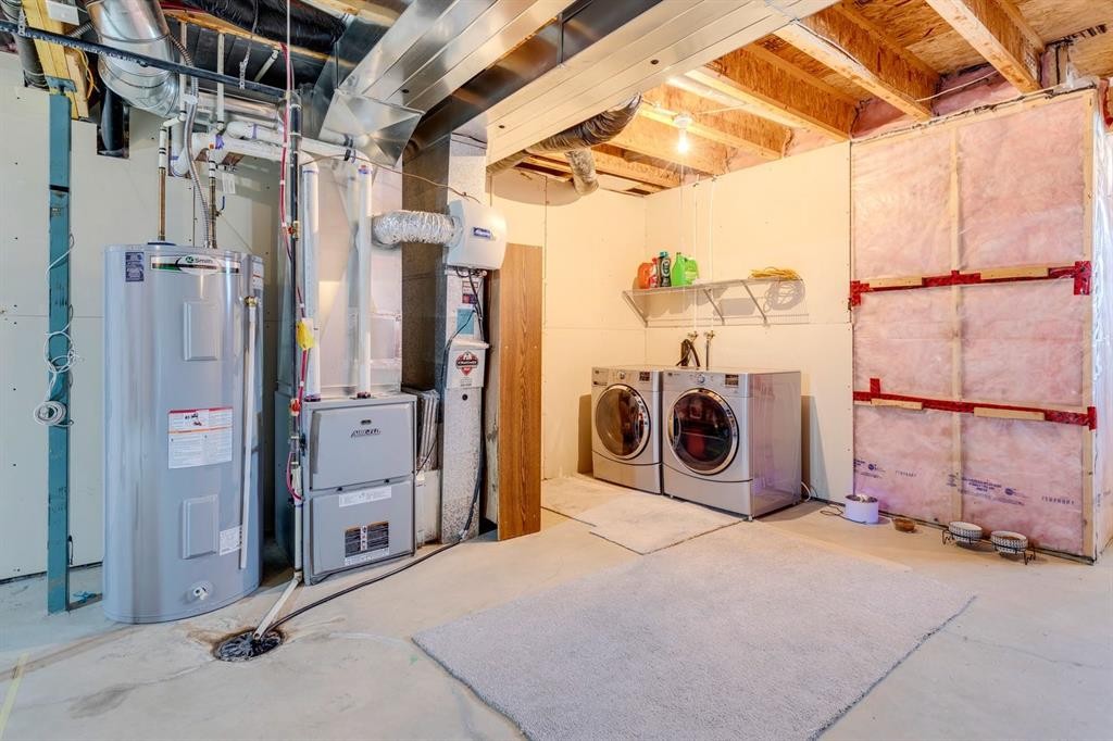 15 New Brighton Common Se, Calgary, AB - Indoor Photo Showing Basement