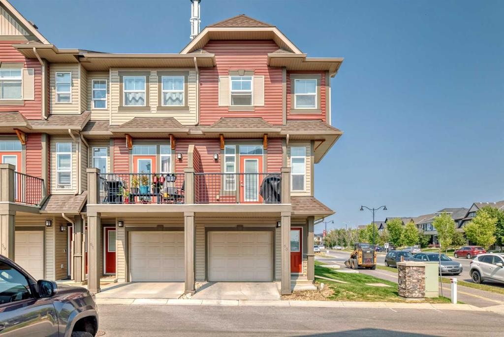 63 Legacy Path Se, Calgary, AB - Outdoor With Balcony With Facade