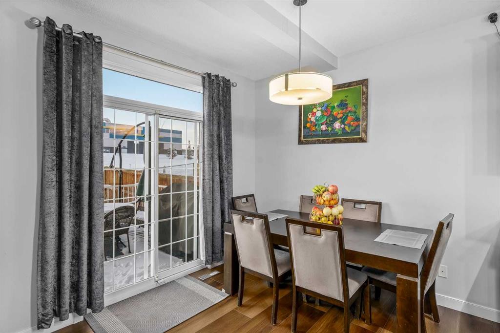 254 Silverado Plains Circle Sw, Calgary, AB - Indoor Photo Showing Dining Room