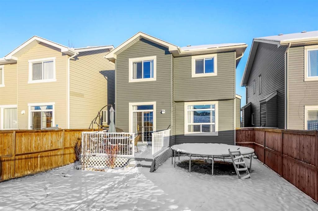 254 Silverado Plains Circle Sw, Calgary, AB - Outdoor With Deck Patio Veranda With Exterior