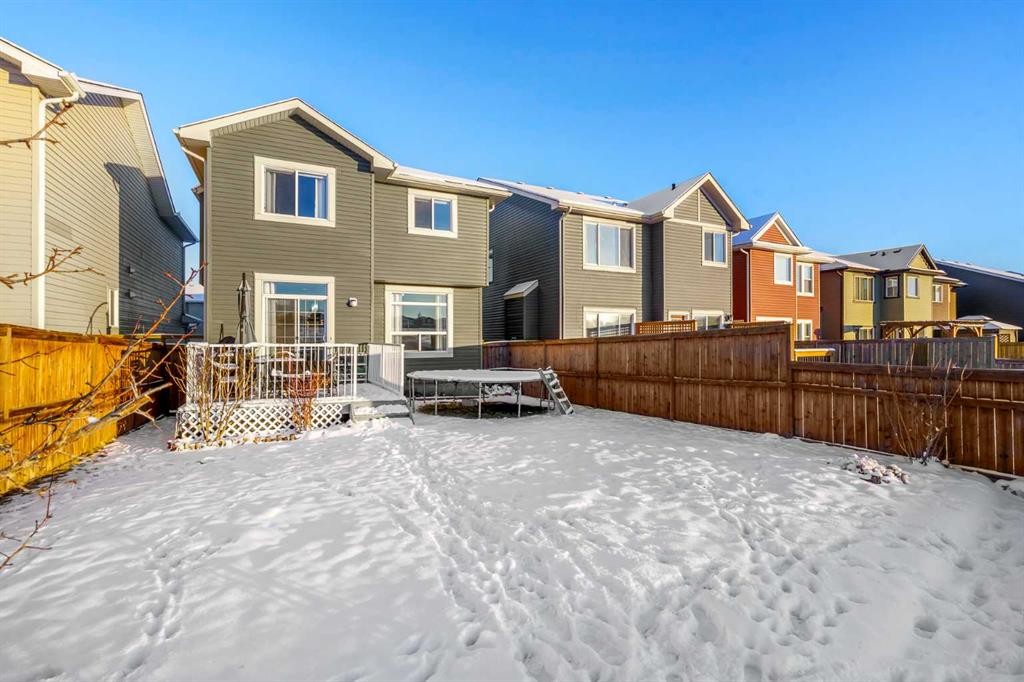 254 Silverado Plains Circle Sw, Calgary, AB - Outdoor With Deck Patio Veranda