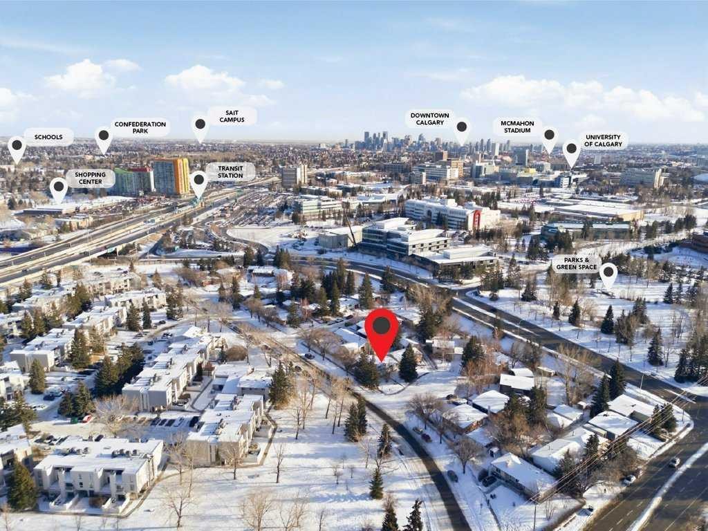 3703 Valdes Place Nw, Calgary, AB - Outdoor With View