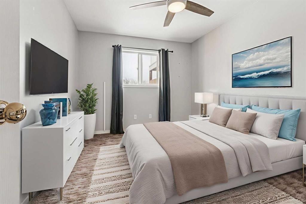 1005 Eagleview Place Nw, High River, AB - Indoor Photo Showing Bedroom