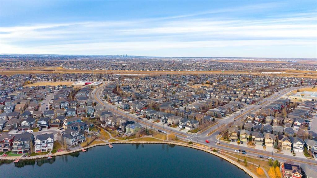 128 Auburn Bay Avenue Se, Calgary, AB - Outdoor With Body Of Water With View