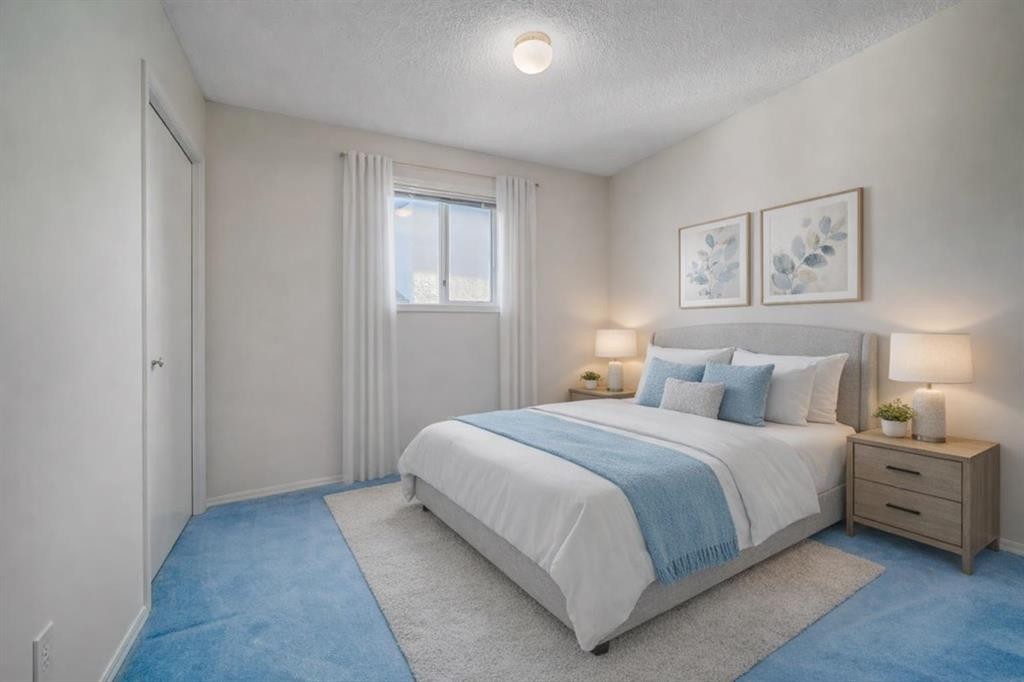 222 Diamond Court Se, Calgary, AB - Indoor Photo Showing Bedroom