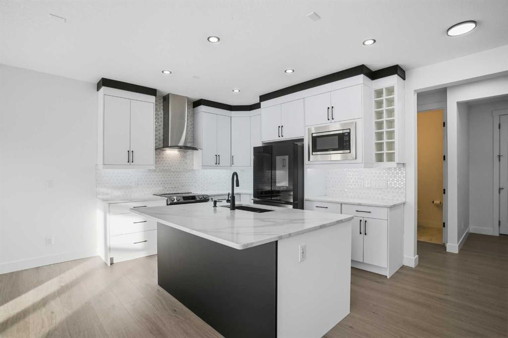 3610 Cornerstone Boulevard Ne, Calgary, AB - Indoor Photo Showing Kitchen With Upgraded Kitchen