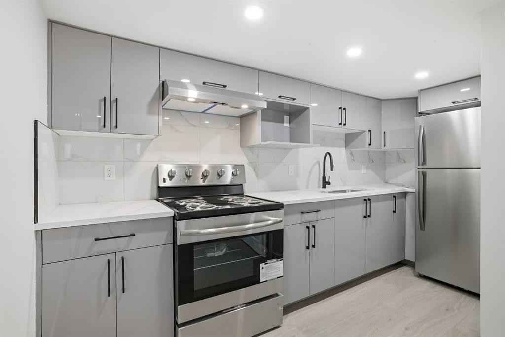 3610 Cornerstone Boulevard Ne, Calgary, AB - Indoor Photo Showing Kitchen With Stainless Steel Kitchen With Upgraded Kitchen