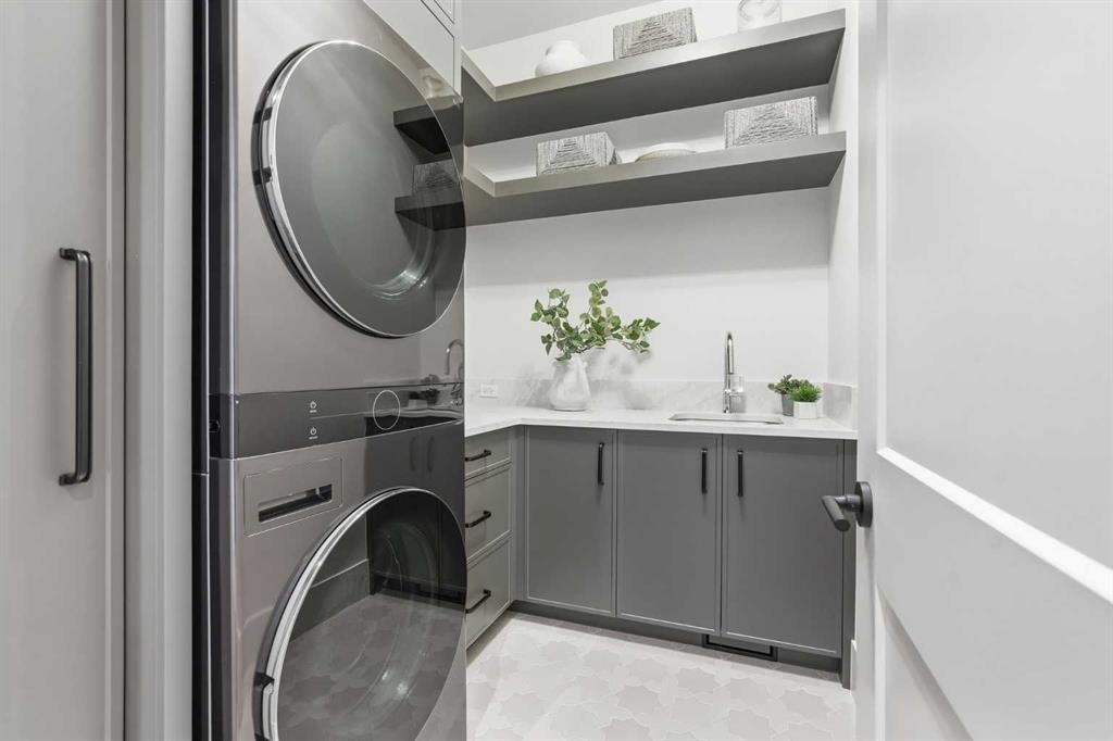741 Serenity Bend, Heritage Pointe, AB - Indoor Photo Showing Laundry Room
