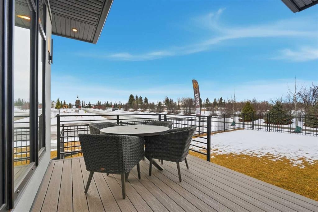 745 Serenity Bend, Heritage Pointe, AB - Outdoor With Deck Patio Veranda