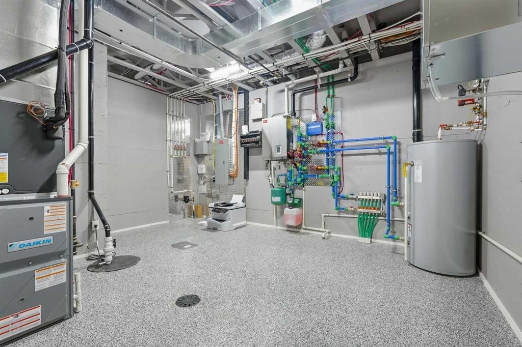 749 Serenity Bend, Heritage Pointe, AB - Indoor Photo Showing Basement