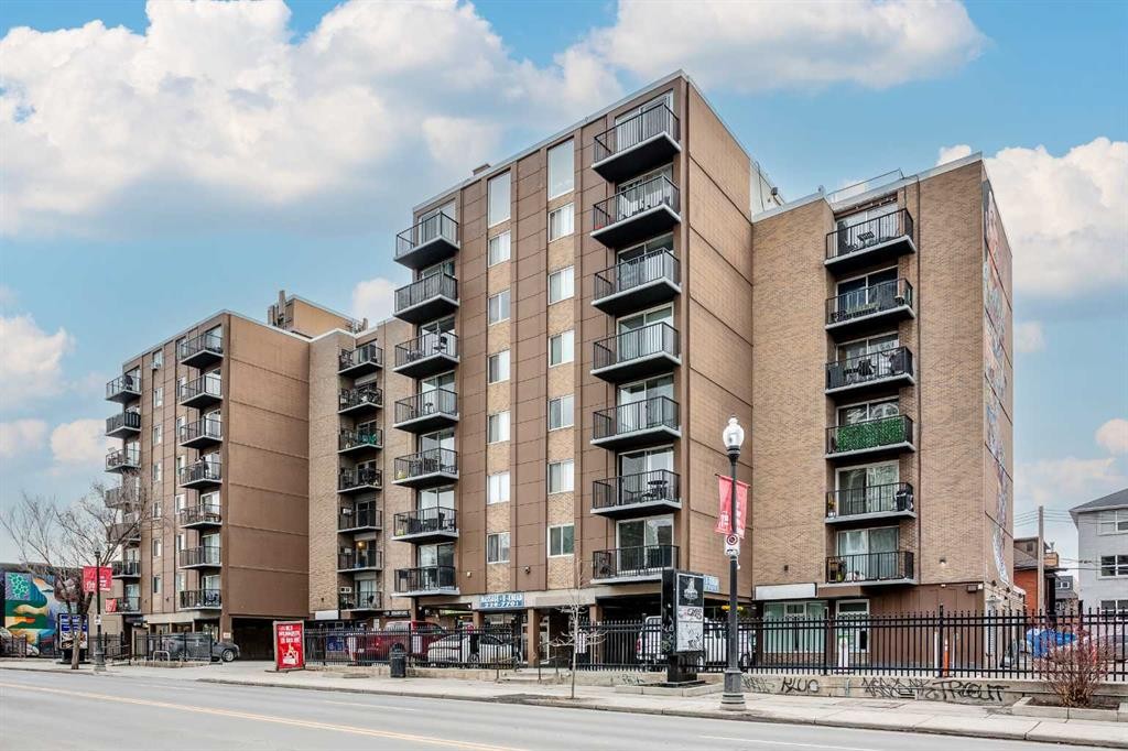 2D-515 17 Avenue Sw, Calgary, AB - Outdoor With Balcony With Facade