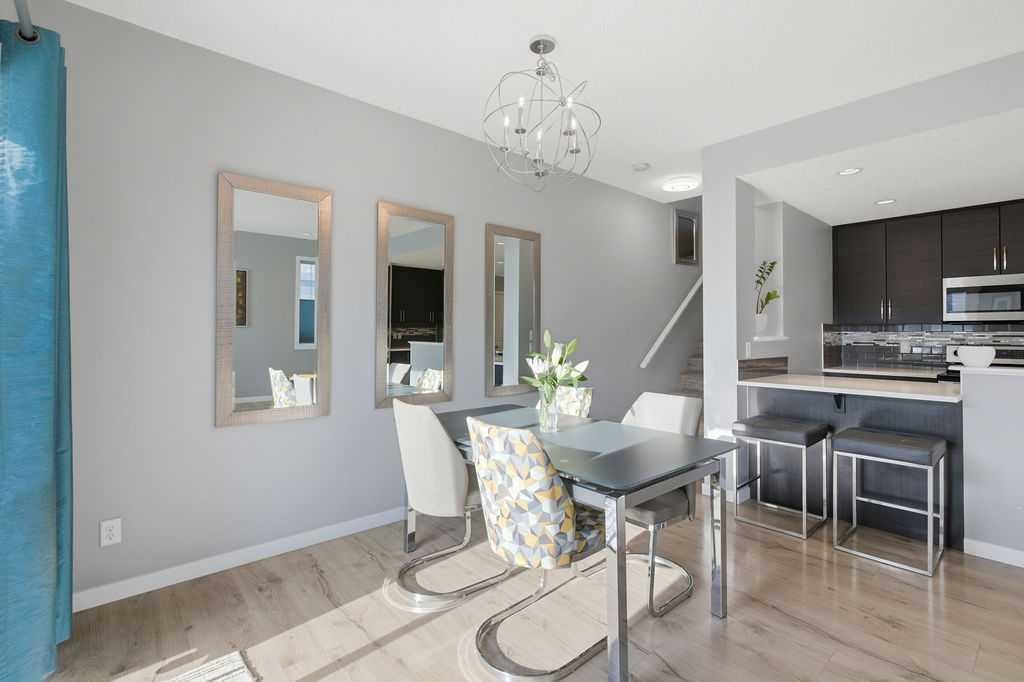 105 Chaparral Valley Crescent Se, Calgary, AB - Indoor Photo Showing Dining Room