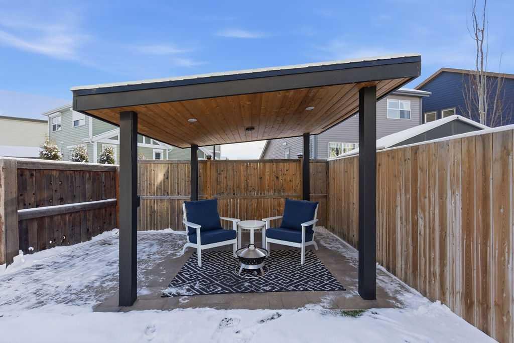 105 Chaparral Valley Crescent Se, Calgary, AB - Outdoor With Deck Patio Veranda With Exterior