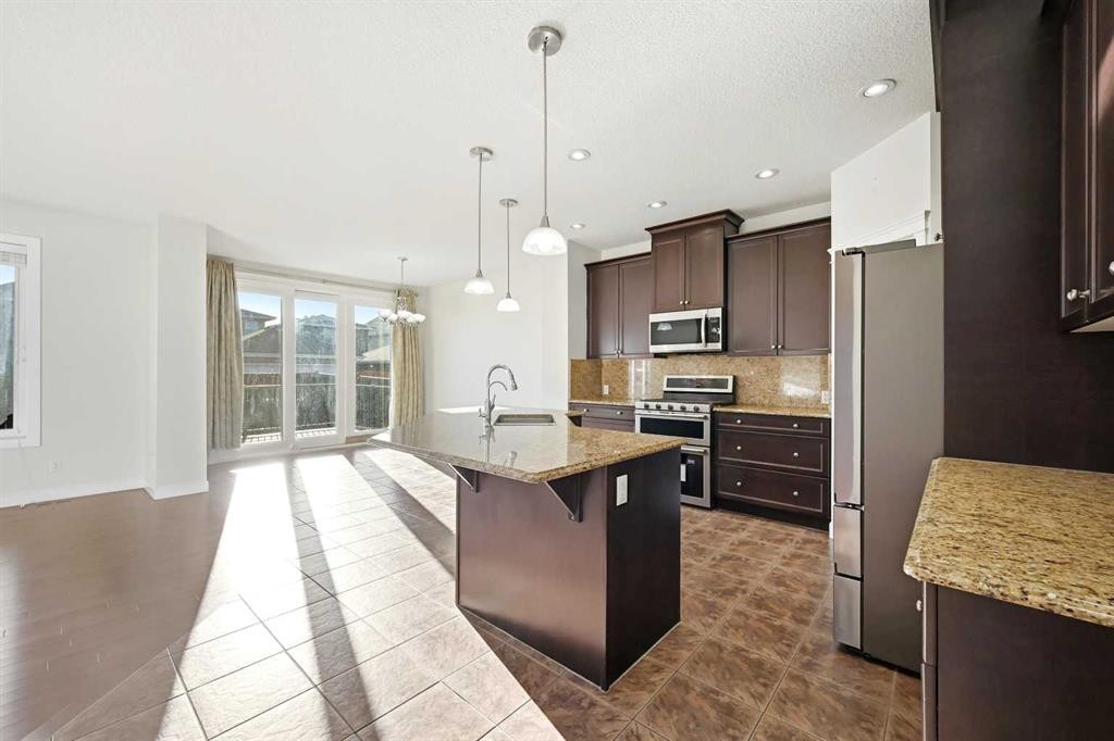 59 Redstone Park Ne, Calgary, AB - Indoor Photo Showing Kitchen With Stainless Steel Kitchen With Upgraded Kitchen