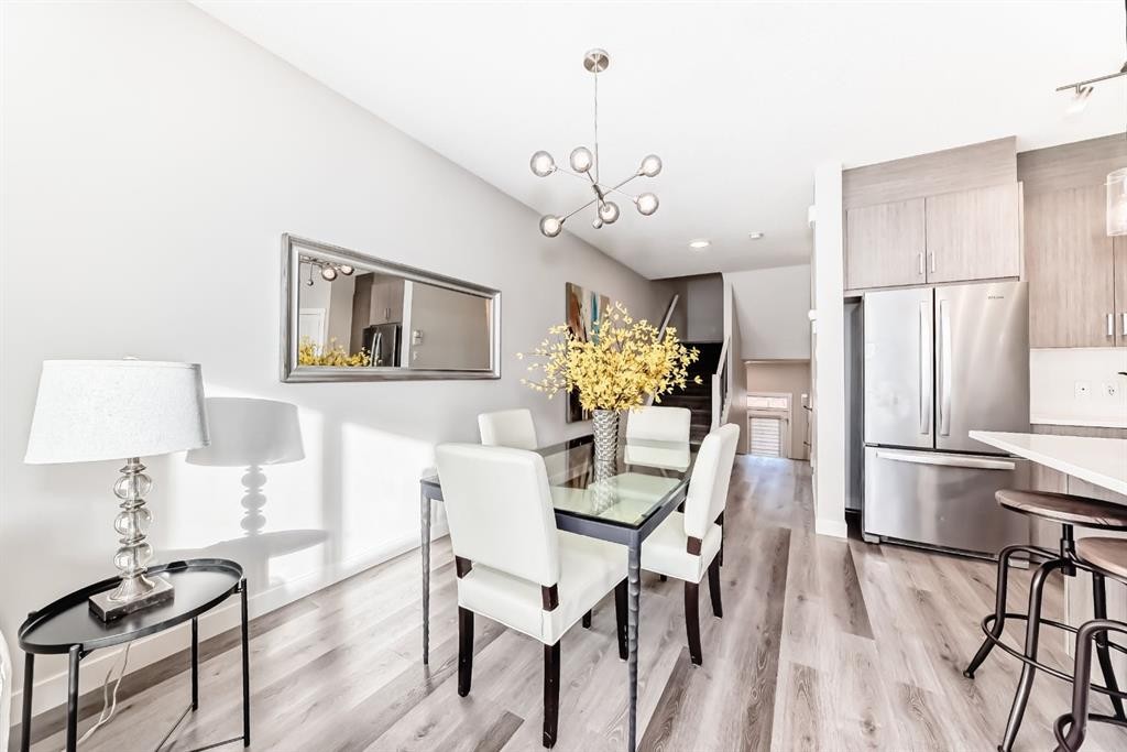 267 Sage Bluff Rise Nw, Calgary, AB - Indoor Photo Showing Dining Room
