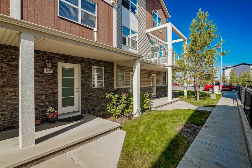 108 Redstone View Ne, Calgary, AB - Outdoor With Balcony