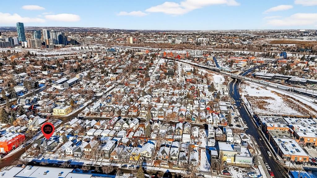 1004 20 Avenue Se, Calgary, AB - Outdoor With View