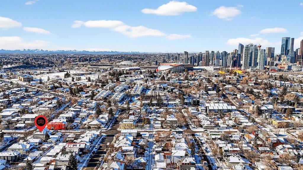 1004 20 Avenue Se, Calgary, AB - Outdoor With View