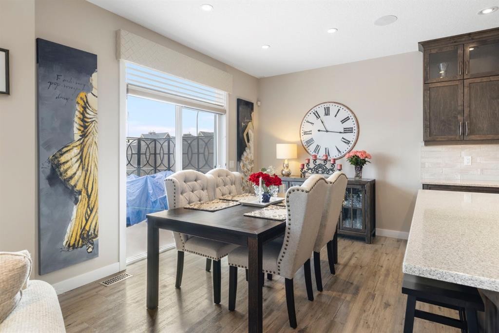 8 Emberside Glen, Cochrane, AB - Indoor Photo Showing Dining Room