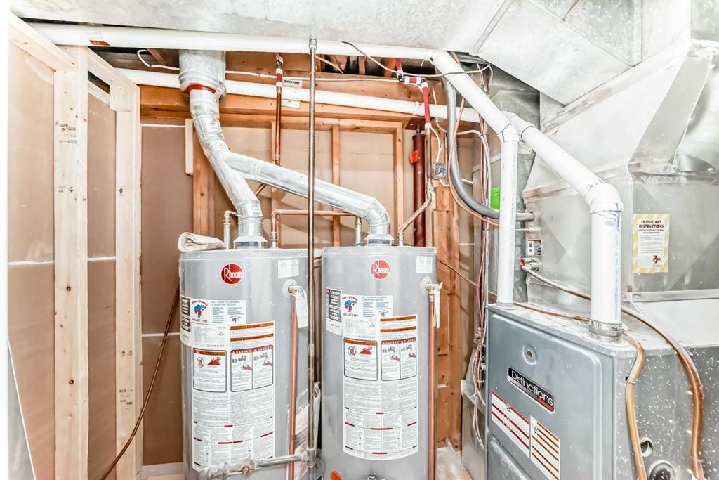 1242 Mardale Drive Ne, Calgary, AB - Indoor Photo Showing Basement