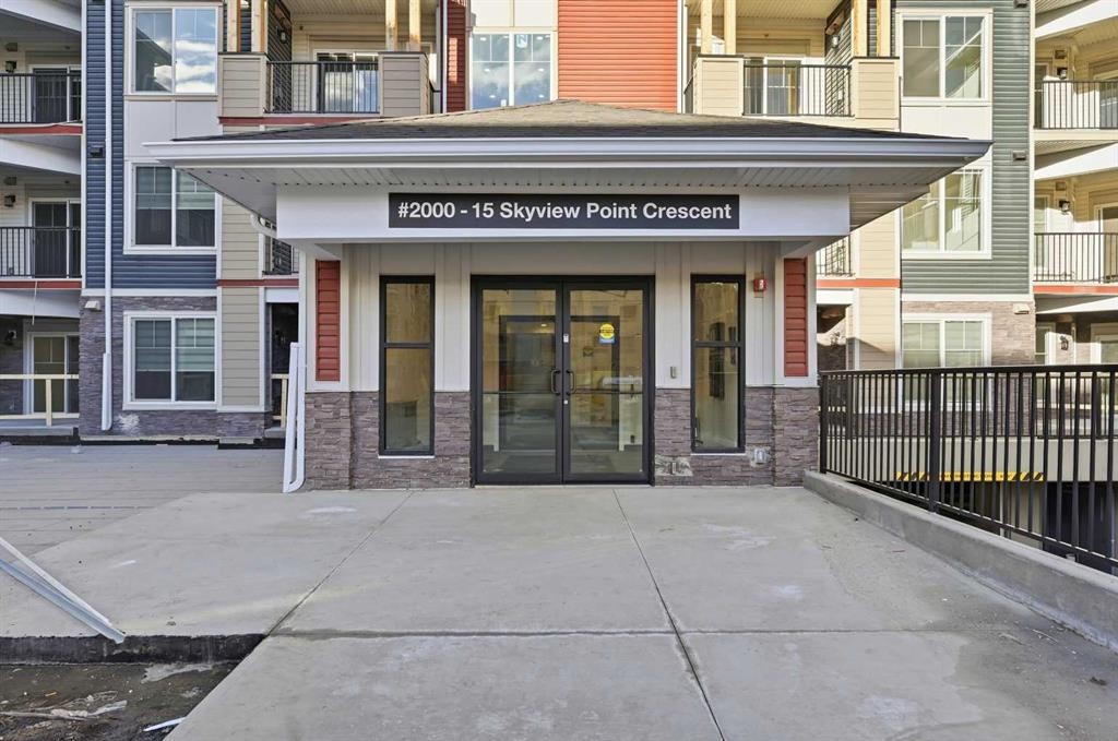 2313-15 Skyview Point Crescent Ne, Calgary, AB - Outdoor With Balcony With Facade