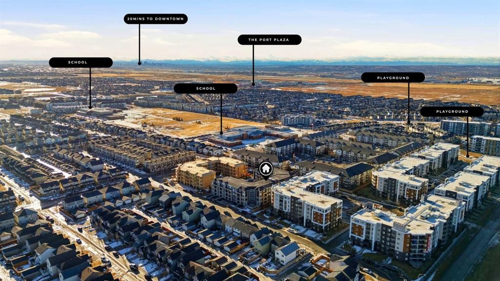 2313-15 Skyview Point Crescent Ne, Calgary, AB - Outdoor With View