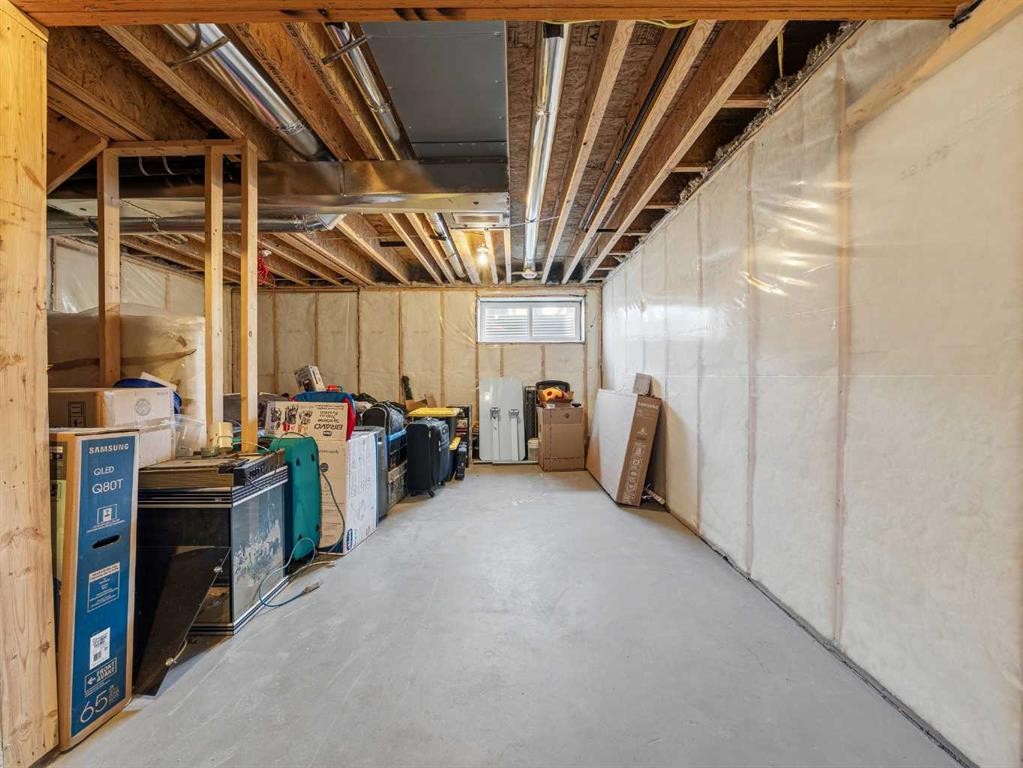 124 Highview Gate Se, Airdrie, AB - Indoor Photo Showing Basement