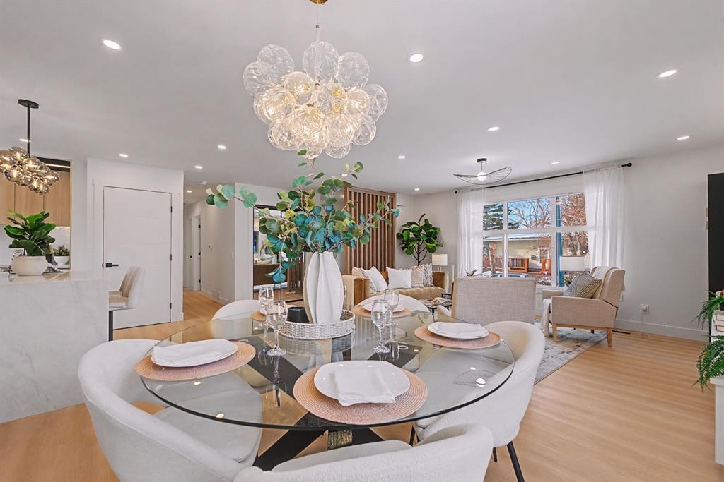 204 Martell Road Ne, Calgary, AB - Indoor Photo Showing Dining Room