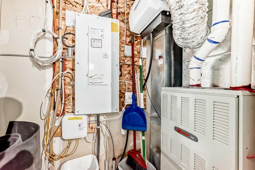 84 Sherwood Row Nw, Calgary, AB - Indoor Photo Showing Basement