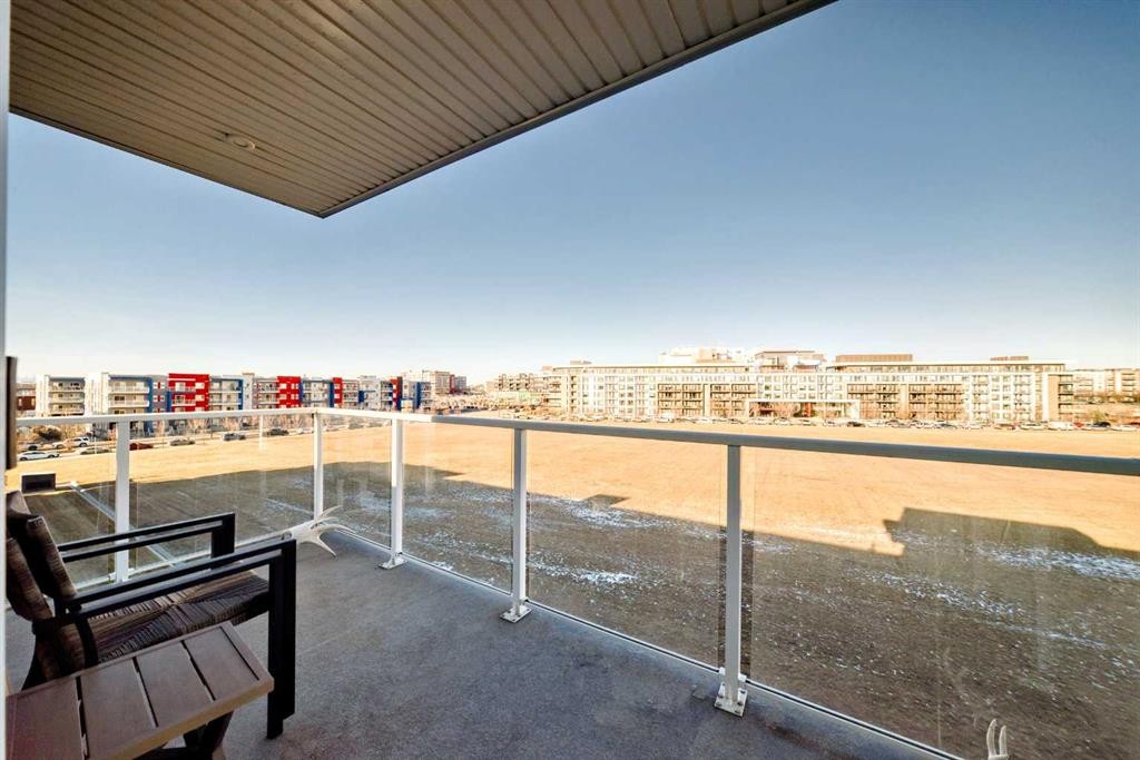 409-4150 Seton Drive Se, Calgary, AB - Outdoor With Balcony With View