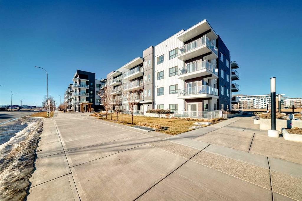 409-4150 Seton Drive Se, Calgary, AB - Outdoor With Balcony With Facade