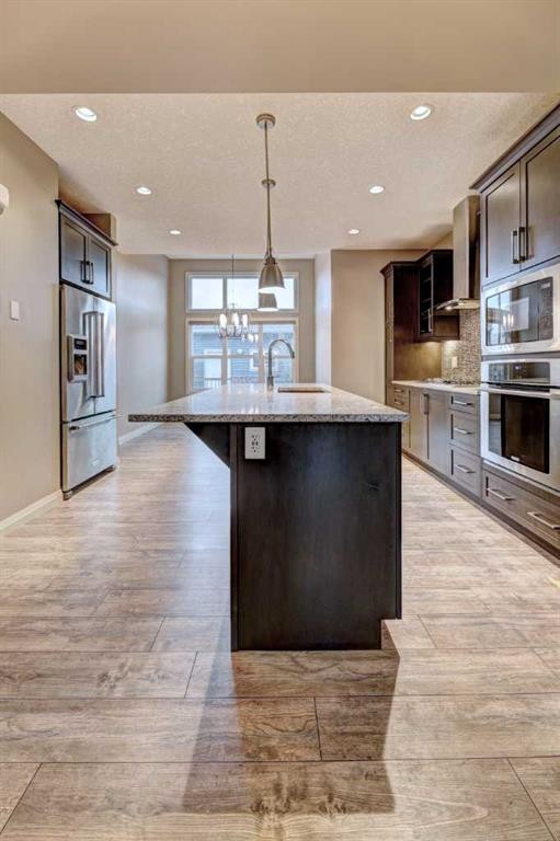 70 Masters Crescent Se, Calgary, AB - Indoor Photo Showing Kitchen With Upgraded Kitchen