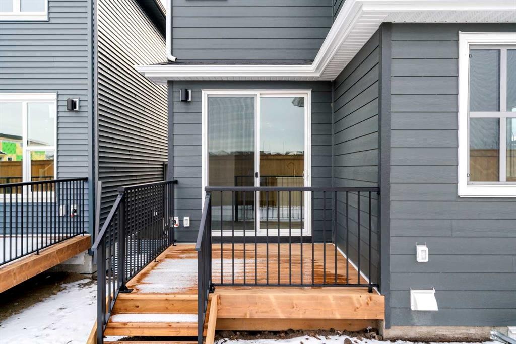 659 Buffaloberry Manor Se, Calgary, AB - Outdoor With Deck Patio Veranda With Exterior