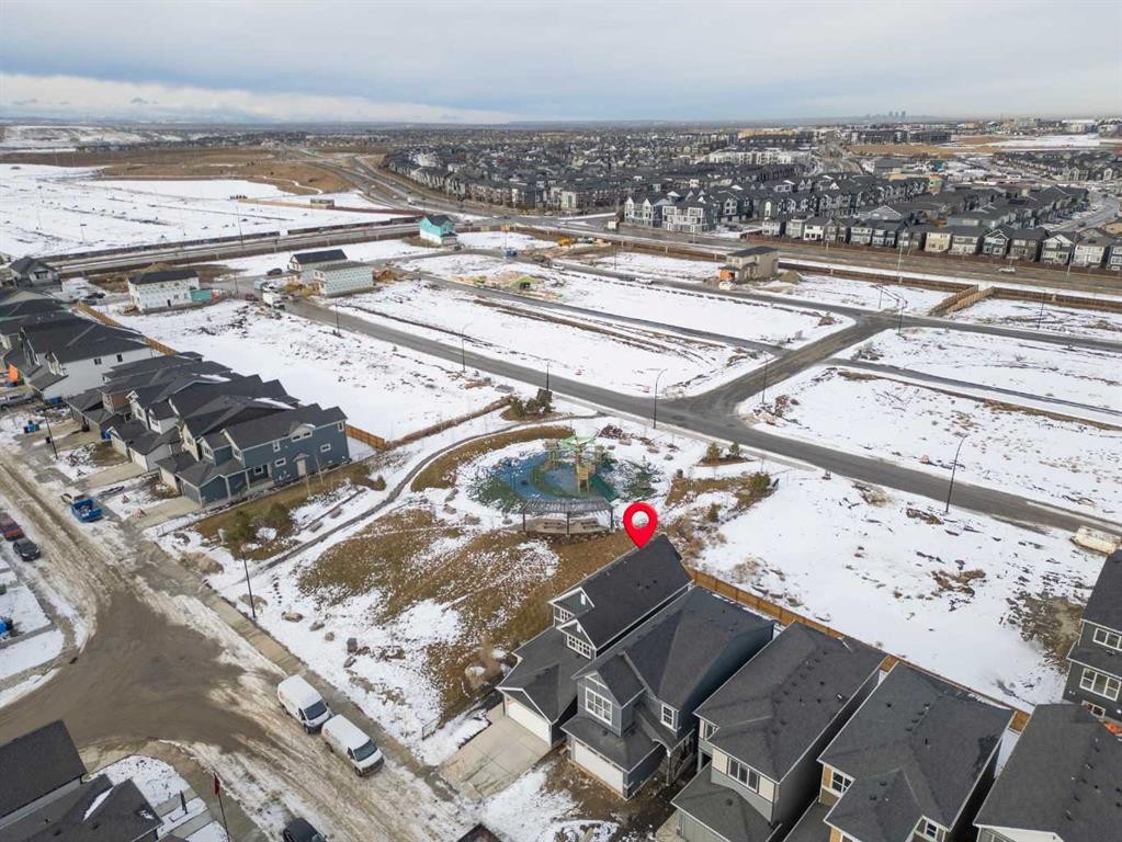 659 Buffaloberry Manor Se, Calgary, AB - Outdoor With View