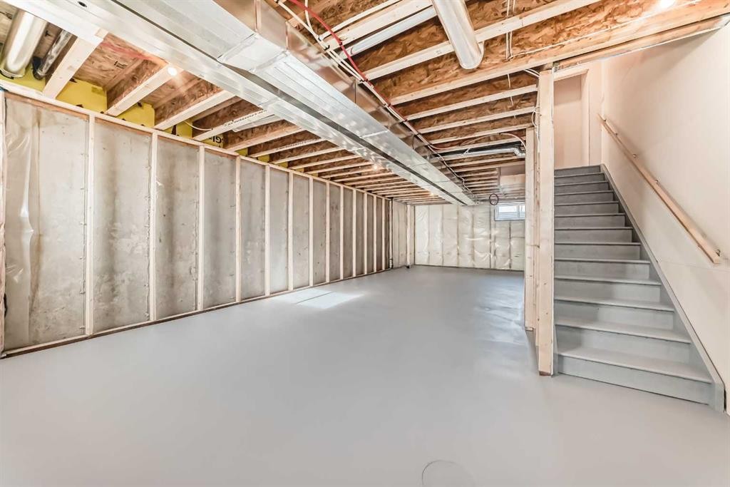123 Sawgrass Gate Nw, Airdrie, AB - Indoor Photo Showing Basement