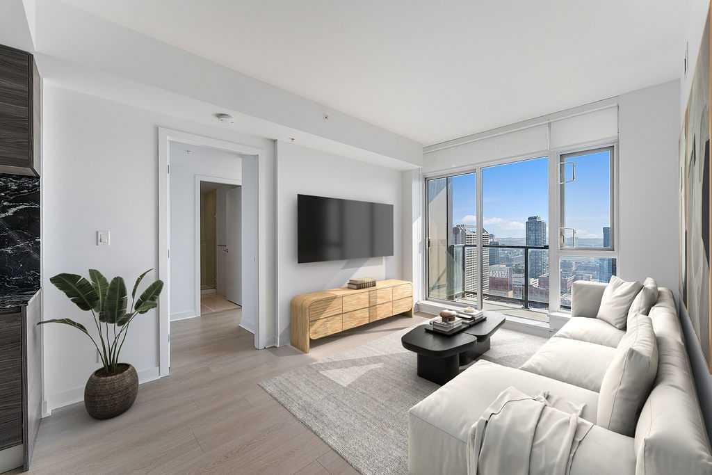 2705-310 12 Avenue Sw, Calgary, AB - Indoor Photo Showing Living Room