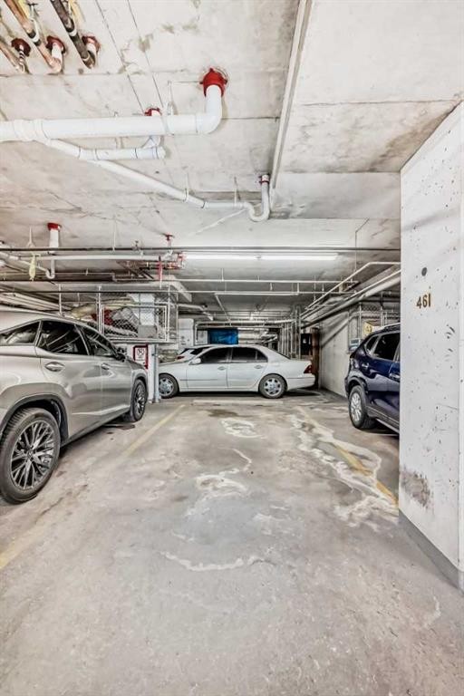 303-369 Rocky Vista Park Nw, Calgary, AB - Indoor Photo Showing Garage