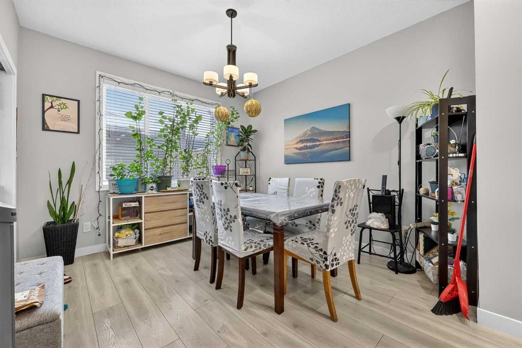 132 Corner Meadows Gate Ne, Calgary, AB - Indoor Photo Showing Dining Room