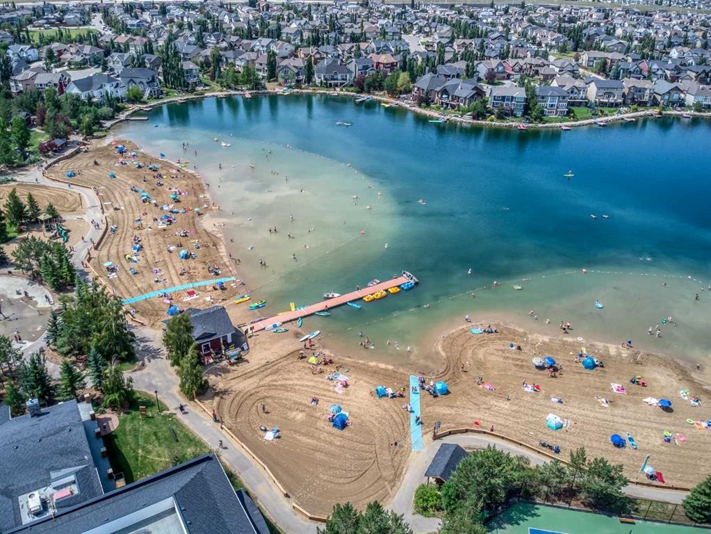 1006 Auburn Bay Square Se, Calgary, AB - Outdoor With Body Of Water With View