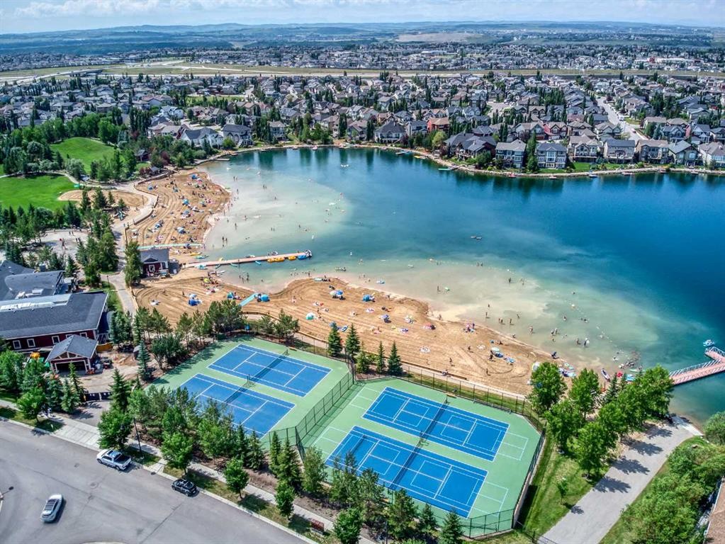 1006 Auburn Bay Square Se, Calgary, AB - Outdoor With Body Of Water With View