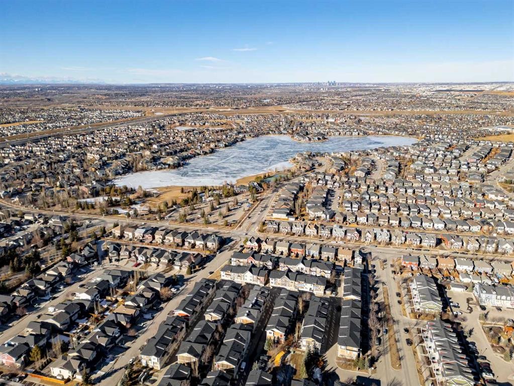 1006 Auburn Bay Square Se, Calgary, AB - Outdoor With View