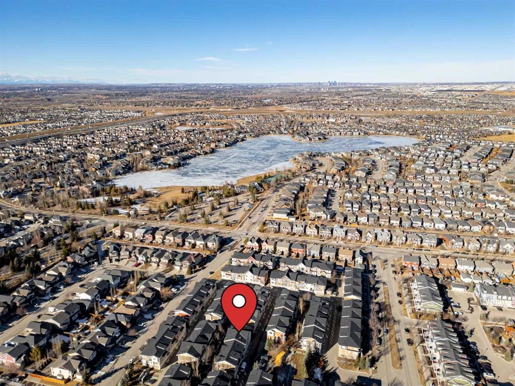 1006 Auburn Bay Square Se, Calgary, AB - Outdoor With View