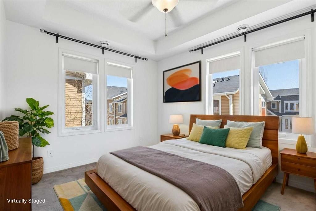 1006 Auburn Bay Square Se, Calgary, AB - Indoor Photo Showing Bedroom
