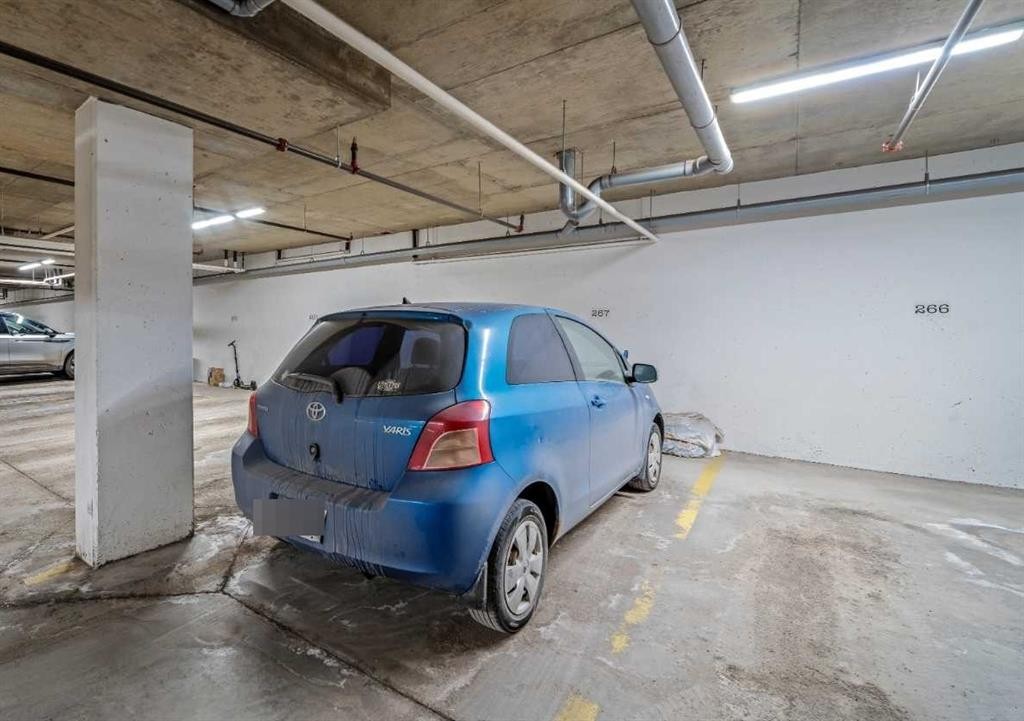 304-2300 Evanston Square Nw, Calgary, AB - Indoor Photo Showing Garage